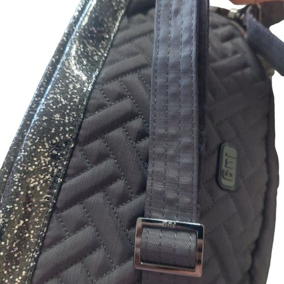 LUG Putner Bag Gray/Silver Glitter NWOT - Picture 7 of 13
